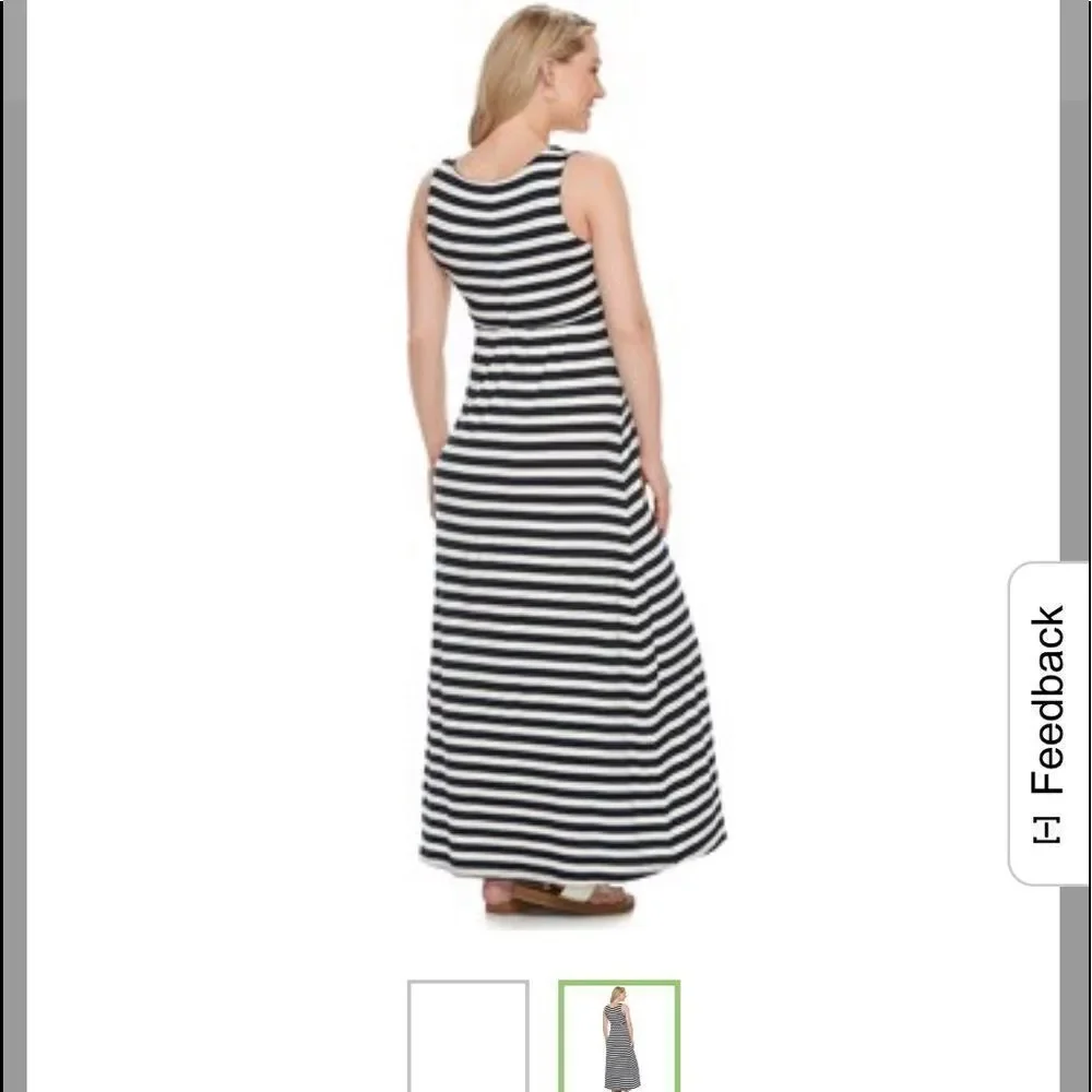 NWT Maternity A:Glow Essential Maxi Dress - Picture 3 of 3